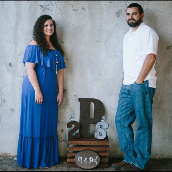 Royal blue maxi dress - Picture 4 of 5